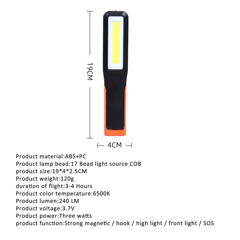 Charging Work Light With Magnet Led Car Maintenance Light suppliers